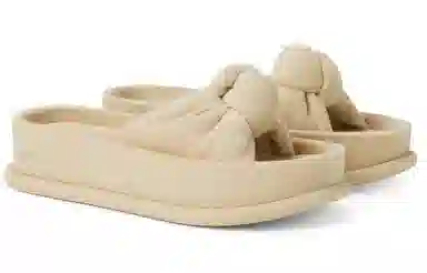 CHARLESKEITH ck PU 3.5cm BLACK TEXTUREDBeigePink