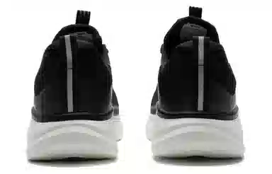 特步 舒适防滑耐磨 低帮 休闲跑步鞋 男款 黑黄绿