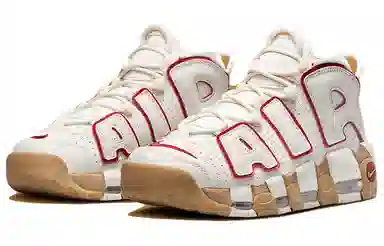 Nike Air More Uptempo White Red