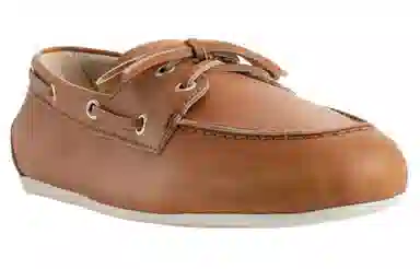 Miu Miu Brown Boat Shoes