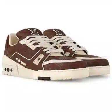 Tyler x Louis Vuitton Trainer Low Red Brown