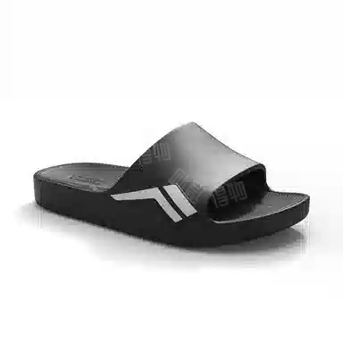 Luofu Men's Slide Sandals Black White