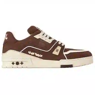 Tyler x Louis Vuitton Trainer Low Red Brown