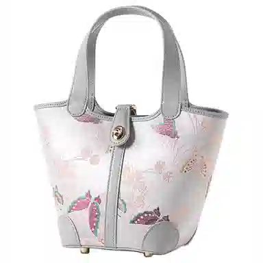 上海故事 刺绣绣花图案 桑蚕丝 手提包 女款 多色