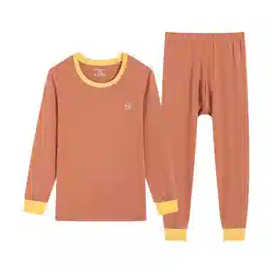 贴身领域 抗菌时尚纯棉印花亲肤透气可外穿长袖长裤秋衣秋裤打底内衣保暖套装 男款