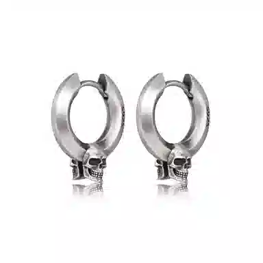 IDEAGEMER Skull Earrings