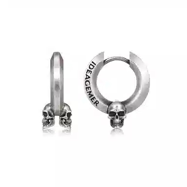 IDEAGEMER Skull Earrings