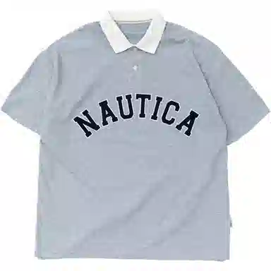nautica white sail Polo