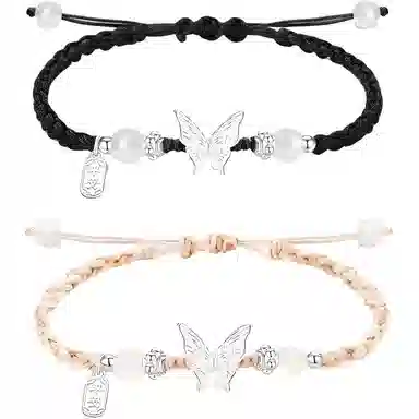 元生伊 【蝶·双生】蝴蝶新中式国潮少女减龄 合金 手链 男女同款情侣款