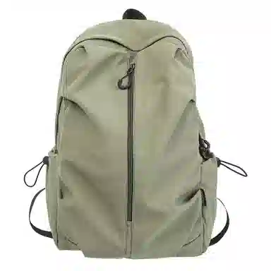 南潇湘 工装机能百搭个性运动街头 尼龙 双肩包 常规 男女同款情侣款 米白色/黑色/酒红色/卡其色/绿色