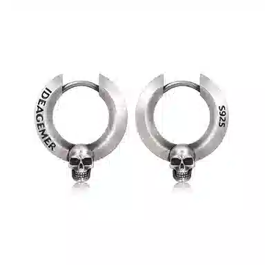 IDEAGEMER Skull Earrings