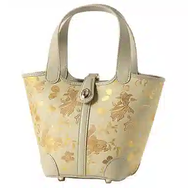 上海故事 刺绣绣花图案 桑蚕丝 手提包 女款 多色