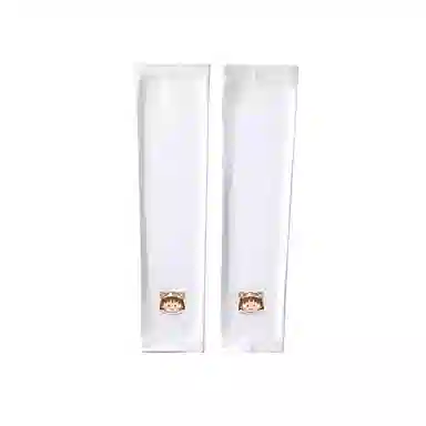 冠辉 夏季儿童青少年冰丝户外透气防紫外线袖套高端樱桃小丸子轻薄透气舒适防紫外线防冰袖可爱卡通 锦纶 防晒袖 男女同款情侣款