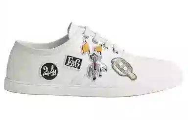 Hermes Innocent Canvas Low Top Sneakers White