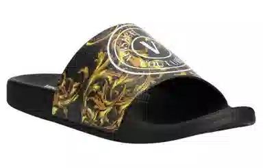 Versace Jeans Couture Slides Black