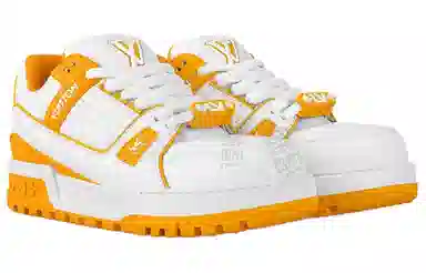 Louis Vuitton Trainer Maxi White Yellow