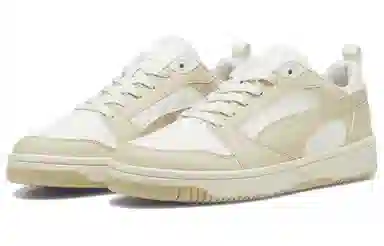 PUMA Rebound v6 Low CV White Beige