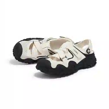 CAMEL Mary Jane Sandals