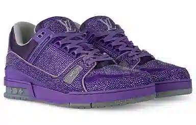 LOUIS VUITTON Trainer Low Purple