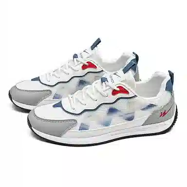 双星八特 时尚休闲百搭 经典潮流 运动减震防滑耐磨 低帮跑步鞋 男款