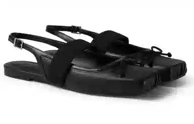 Charles & Keith Ballet Flats Beige/Black