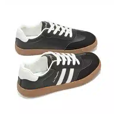 拉夏贝尔 合成革 时尚舒适 简约百搭 防滑耐磨 低帮 板鞋 女款