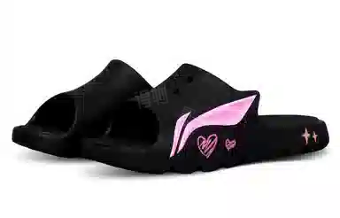 LiNing 3mi3 Slides Black Pink