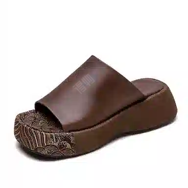 Jiezhou Retro Embroidered Slides