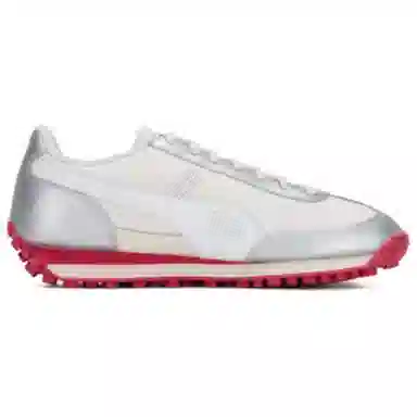 PUMA Easy Rider Silver White Red