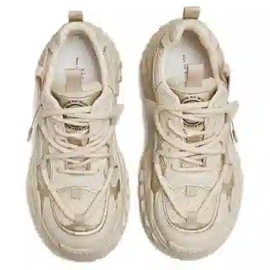 他她 合成革 时尚休闲百搭 低帮 老爹鞋 女款