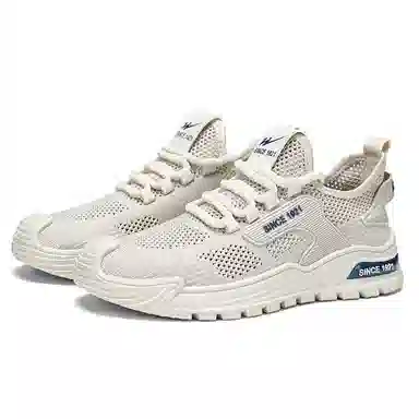 双星八特 运动网面 简约百搭 时尚潮流舒适 防滑耐磨 低帮 生活休闲鞋 男款