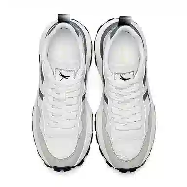 红蜻蜓 织物 网面透气防滑厚底阿甘鞋 复古国潮百搭休闲 增高平衡耐磨轻便 低帮 休闲鞋 男款