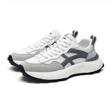 红蜻蜓 织物 网面透气防滑厚底阿甘鞋 复古国潮百搭休闲 增高平衡耐磨轻便 低帮 休闲鞋 男款