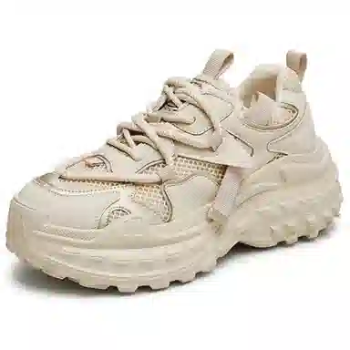 他她 合成革 时尚休闲百搭 低帮 老爹鞋 女款