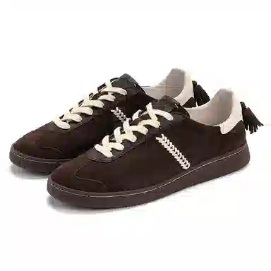 Foot Industry Retro Trainer Dark Brown