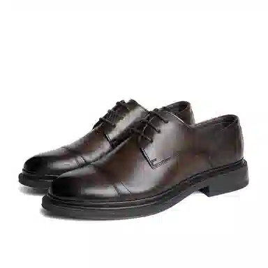 森达 头层牛皮 时尚 经典 百搭 正装皮鞋 男款