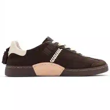 Foot Industry Retro Trainer Dark Brown