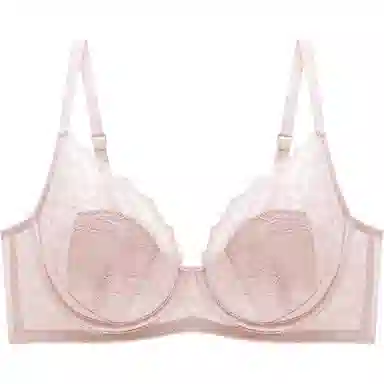 欧迪芬 轻薄透气软钢圈植物花卉文胸 女款