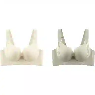 欧迪芬 大胸显小舒适百搭薄款纯色文胸 女款 组合装