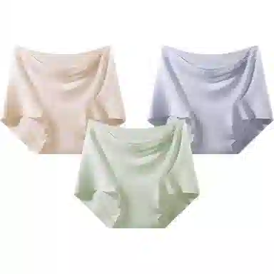 欧迪芬 全棉裆抑菌莫代尔简约三角裤高腰内裤 女款