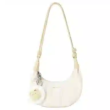 稻草人 小众设计毛绒镜子 高质感腋下高颜值休闲百搭软皮多巴胺少女包 合成革 单肩包斜挎包手提包 常规 女款 多色