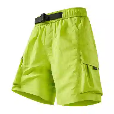 稻草人 工装薄款美式潮牌外穿运动五分休闲短裤 男女同款