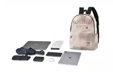 soundbyte Backpack White
