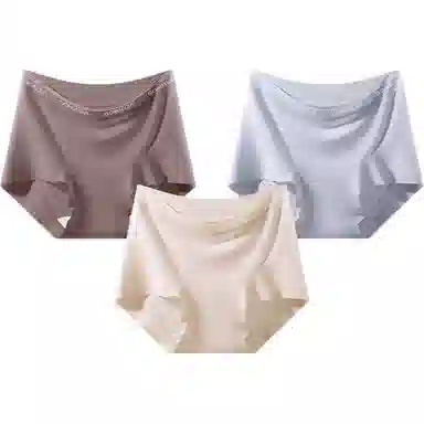 欧迪芬 全棉裆抑菌莫代尔简约三角裤高腰内裤 女款