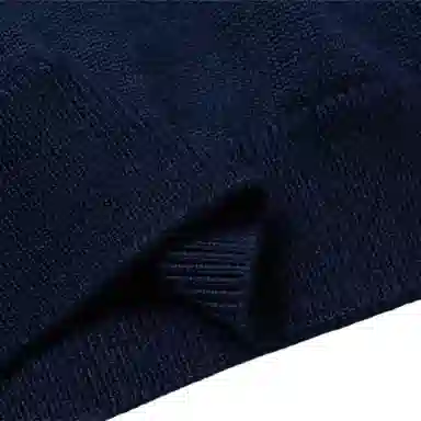 CELINE SS25 Embroidered Polo Navy