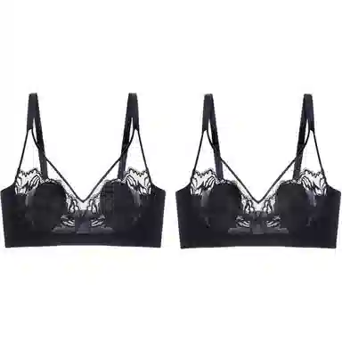 欧迪芬 超薄款大胸显小收副乳纯色文胸 女款