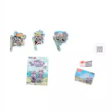 玩点无限 喜羊羊与灰太狼 灰太狼一家 冰箱贴灰太狼 红太狼 小灰灰 潮流 周边 可爱  盲盒类 单个盲袋