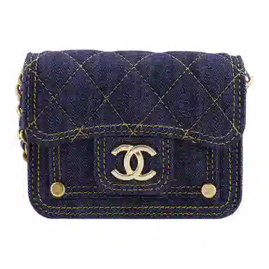 CHANEL Double You Denim Mini Bag
