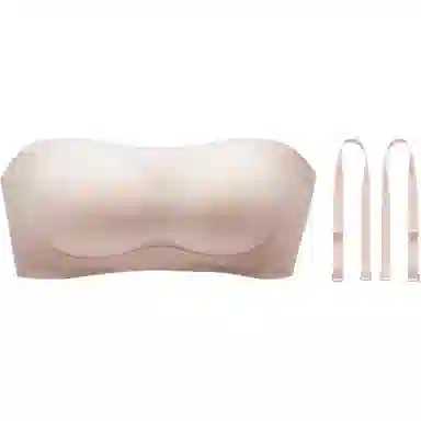 欧迪芬 无肩带防滑聚拢纯色文胸 女款