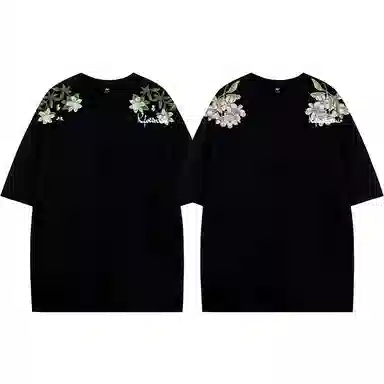 K411 Vintage Floral Logo T-Shirt